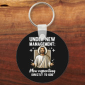 Blessed Baptism Religious Christian Under New Mana Sleutelhanger (Voorkant)