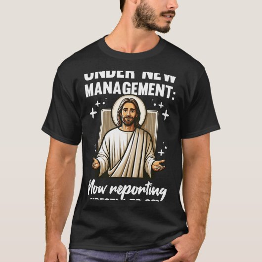 Blessed Baptism Religious Christian Under New Mana T-shirt (Voorkant)