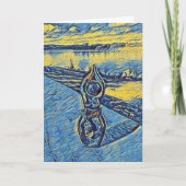 Blessed be Goddess in de rivier Feestdagen Kaart (Voorkant)