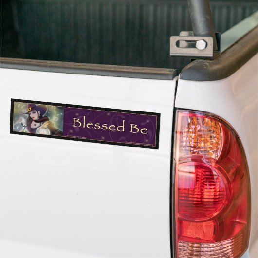 Blessed Be - heks Bumpersticker (Op Truck)
