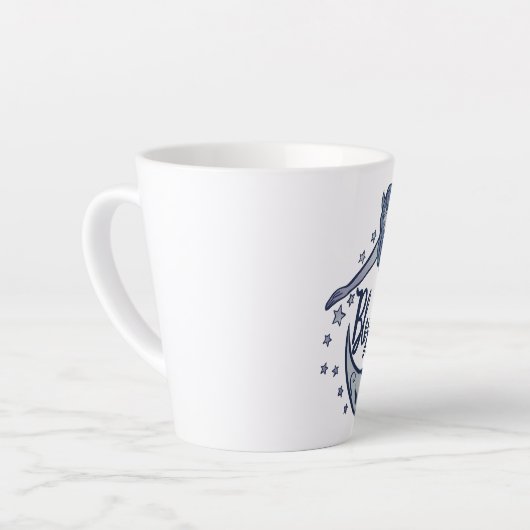 Blessed Be Moon Goddess Latte Mok (Linkerhoek)