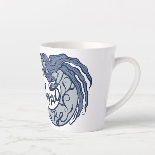 Blessed Be Moon Goddess Latte Mok (Rechts)