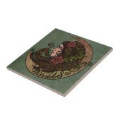 Blessed Be Moon Goddess Pagan Art Tegeltje (Zijkant)