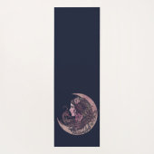 Blessed Be Moon Goddess Pagan Art Yogamat (Achterkant)