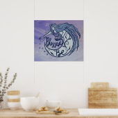 Blessed Be Moon Goddess Poster (Keuken)