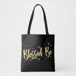 Blessed Be - Pagan Wiccan Witch Canvas tas