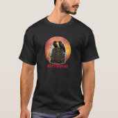 Blessed Be Ravens & Pentacle Pagan Wiccan Mystic T-shirt (Voorkant)