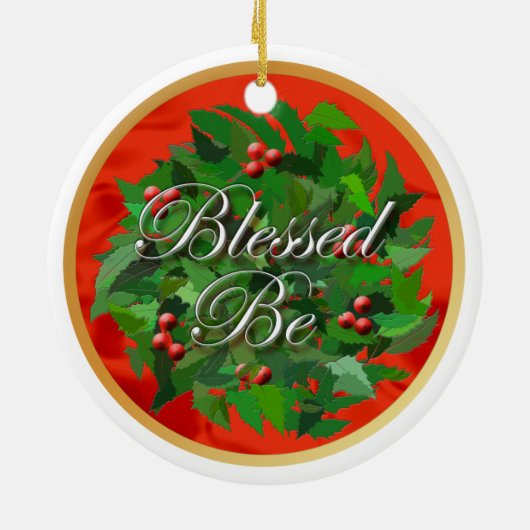 Blessed be Yule Ornament (Achterkant)