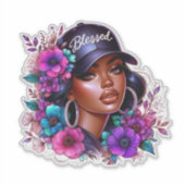 Blessed Beauty Sticker (Voorkant)