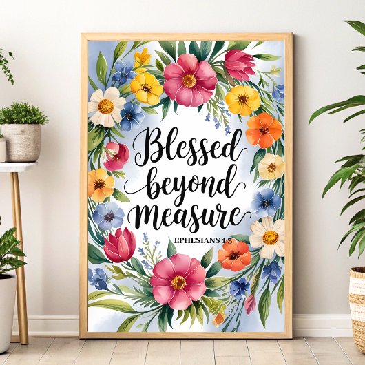 Blessed Beyond Measure – Christelijke kunst aan de Poster