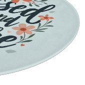 Blessed Beyond Measure Inspirerend bloemsierkunst Snijplank (Hoek)