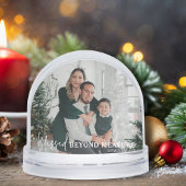 Blessed Beyond Measure Modern Two Photo Keepsake Sneeuwbol