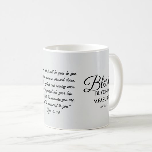 Blessed Beyond Measures Mok (Voorkant rechts)