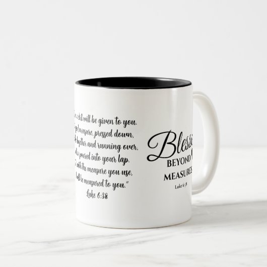 Blessed Beyond Measures Mok (Voorkant rechts)