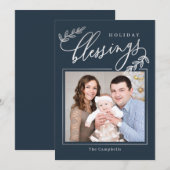 Blessed Branch Holiday-fotokaart Feestdagenkaart (Voorkant / Achterkant)