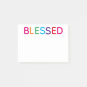 Blessed Bright Veelkleurig 4 x 3 Post-it® Notes (Voorkant)