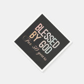 Blessed by God for 50 years, 50th birthday design Servet (Hoek)