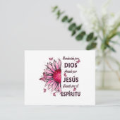 Blessed by God Loved by Jesus Informatiekaartje (Staand voorkant)