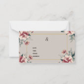 Blessed by love - wedding Invitation Notitiekaartje (Achterkant)