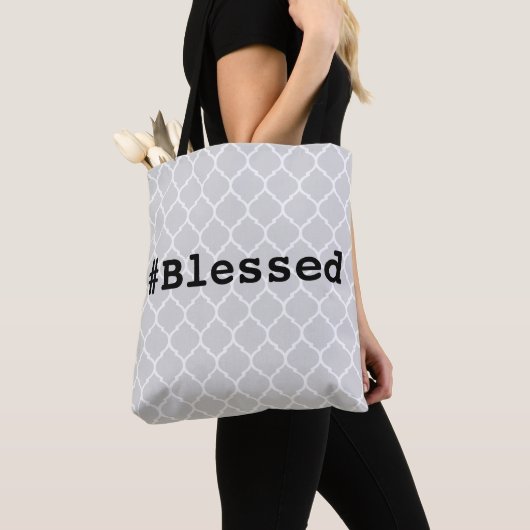 #Blessed Canvas tas (Dichtbij)