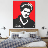 Blessed Carlo Acutis, Beato Carlo, Blessed Carlo Canvas Afdruk (Insitu (Slaapkamer))