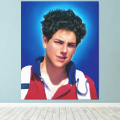 Blessed Carlo Acutis, Beato Carlo, Blessed Carlo Canvas Afdruk (Insitu (Houten vloer))