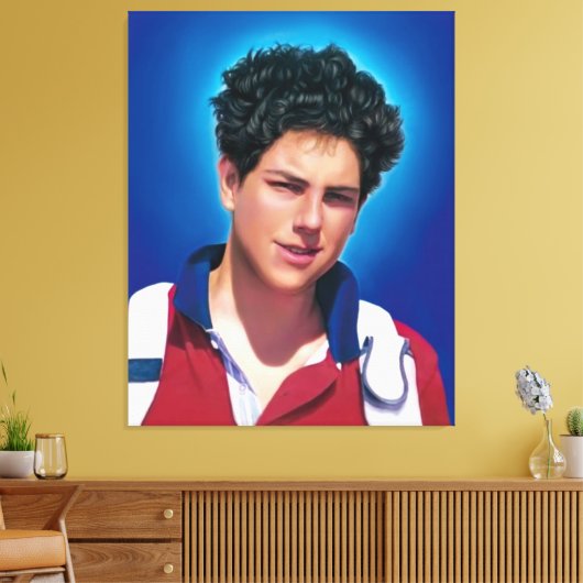 Blessed Carlo Acutis, Beato Carlo, Blessed Carlo Canvas Afdruk (Insitu (Woonkamer))