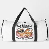 Blessed Cat Pizza No Stress Plunjezak (Achterkant)
