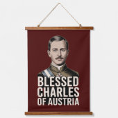 Blessed Charles of Austria Catholic Empire  Hangend Wandkleed (Voorkant)