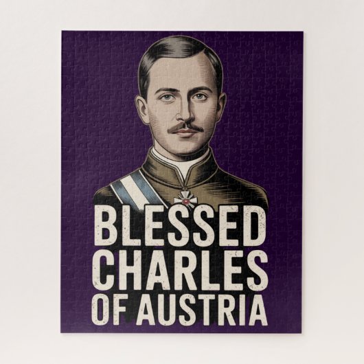 Blessed Charles of Austria Karl Emperor Catholic Legpuzzel (Verticaal)