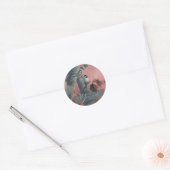 Blessed Chickadees (speciale editie) Ronde Sticker (Envelop)