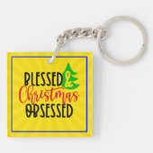 Blessed & Christmas Obsessed-50100 Sleutelhanger (Achterkant)