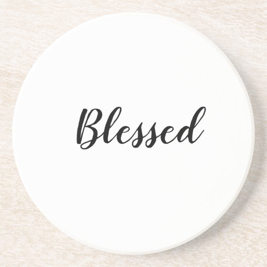 Blessed coaster zandsteen onderzetter (Voorkant)
