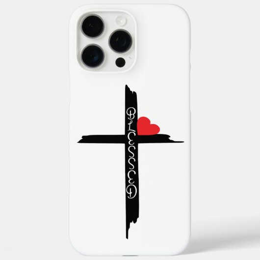 blessed cross Phone case (Achterkant)