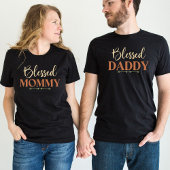 Blessed Daddy | Matching Family Christian Dad Tee T-shirt