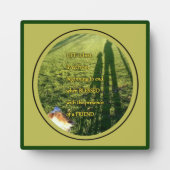 Blessed Dog Friendship Fotoplaat (Voorkant)