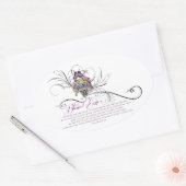 Blessed Easter Oval Sticker (Envelop)