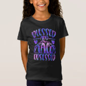 Blessed en Taco Obsoned Girly Bold Iridescent T-shirt (Voorkant)