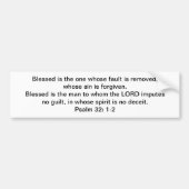 Blessed en vrij! bumpersticker (Voorkant)