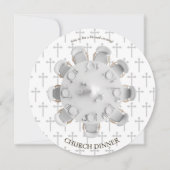 Blessed Evening Christian Dinner Invitation Kaart (Voorkant)
