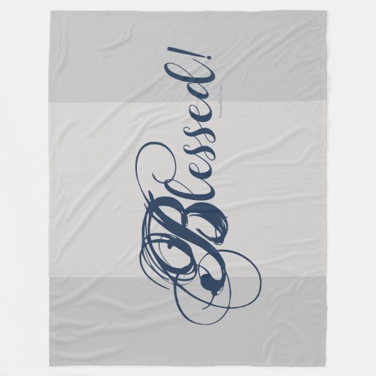 Blessed! Fleece Blanket Deken (Voorkant)