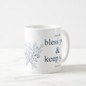 Blessed Floral Christian Wall Art Koffiemok (Voorkant rechts)