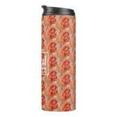 BLESSED Floral Ephesians Christelijke scripts Thermosbeker (Geroteerd rechts)