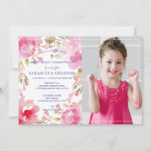 Blessed Foliage First Heilige Communfoto Kaart (Voorkant)