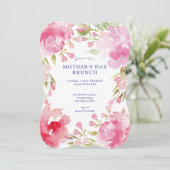 Blessed Foliage Moederdag Brunch Kaart (Staand voorkant)
