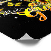 Blessed genaamd Gigi Sunflower Lovers mama Poster (Hoek)