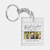 Blessed genaamd Grandma 3 Foto  Sleutelhanger (Voorkant Links)