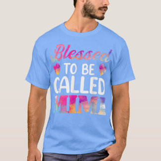Blessed genaamd Mimi, grappige Moederdag Gra T-shirt