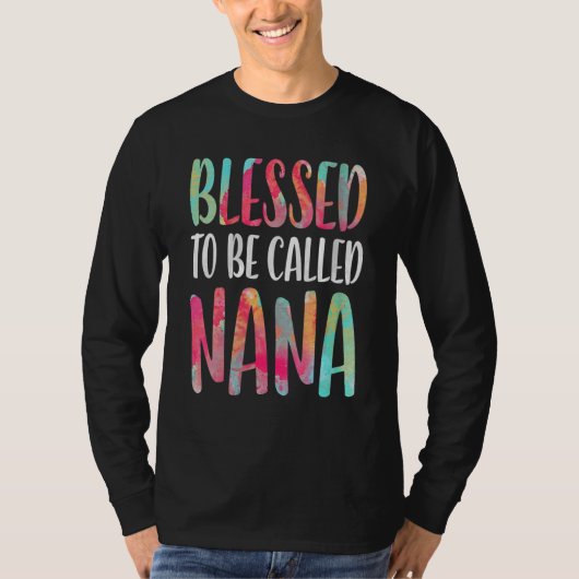 Blessed genaamd Nana Moederdag T-shirt (Voorkant)