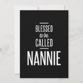 Blessed genaamd Nannie Bedankkaart (Voorkant)